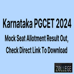 Karnataka PGCET Mock Seat Allotment Result Out